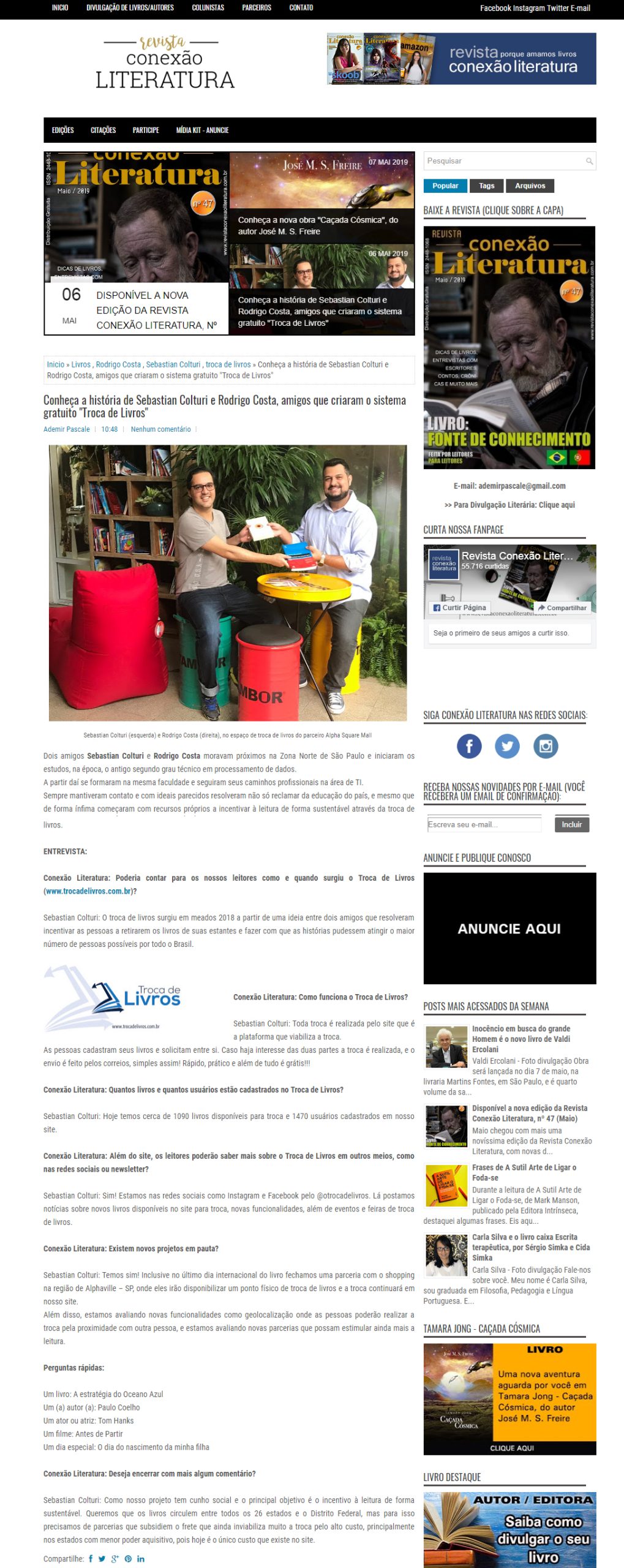 Revista Conexão Leitura online