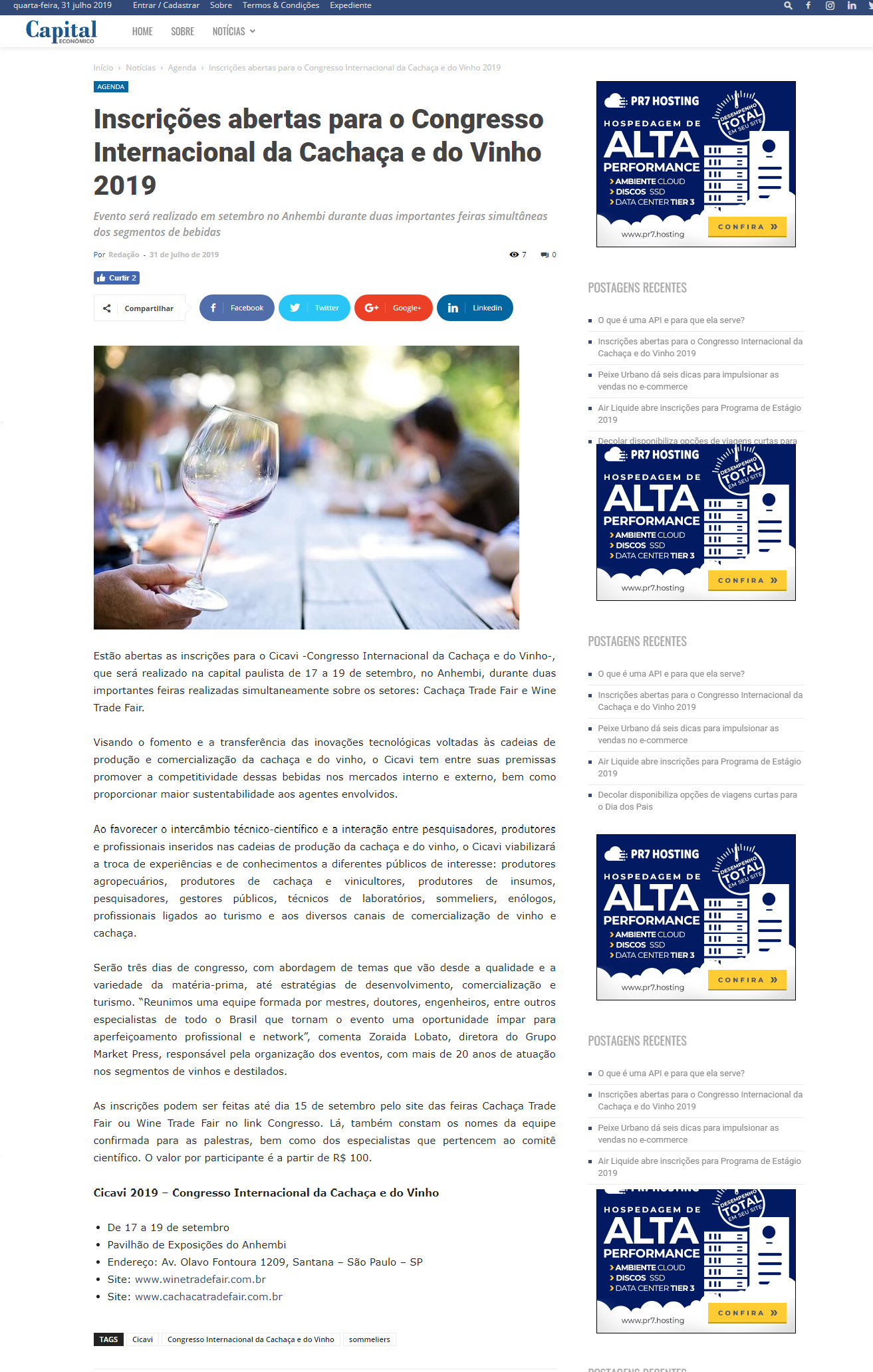 Revista Capital Econômico Online