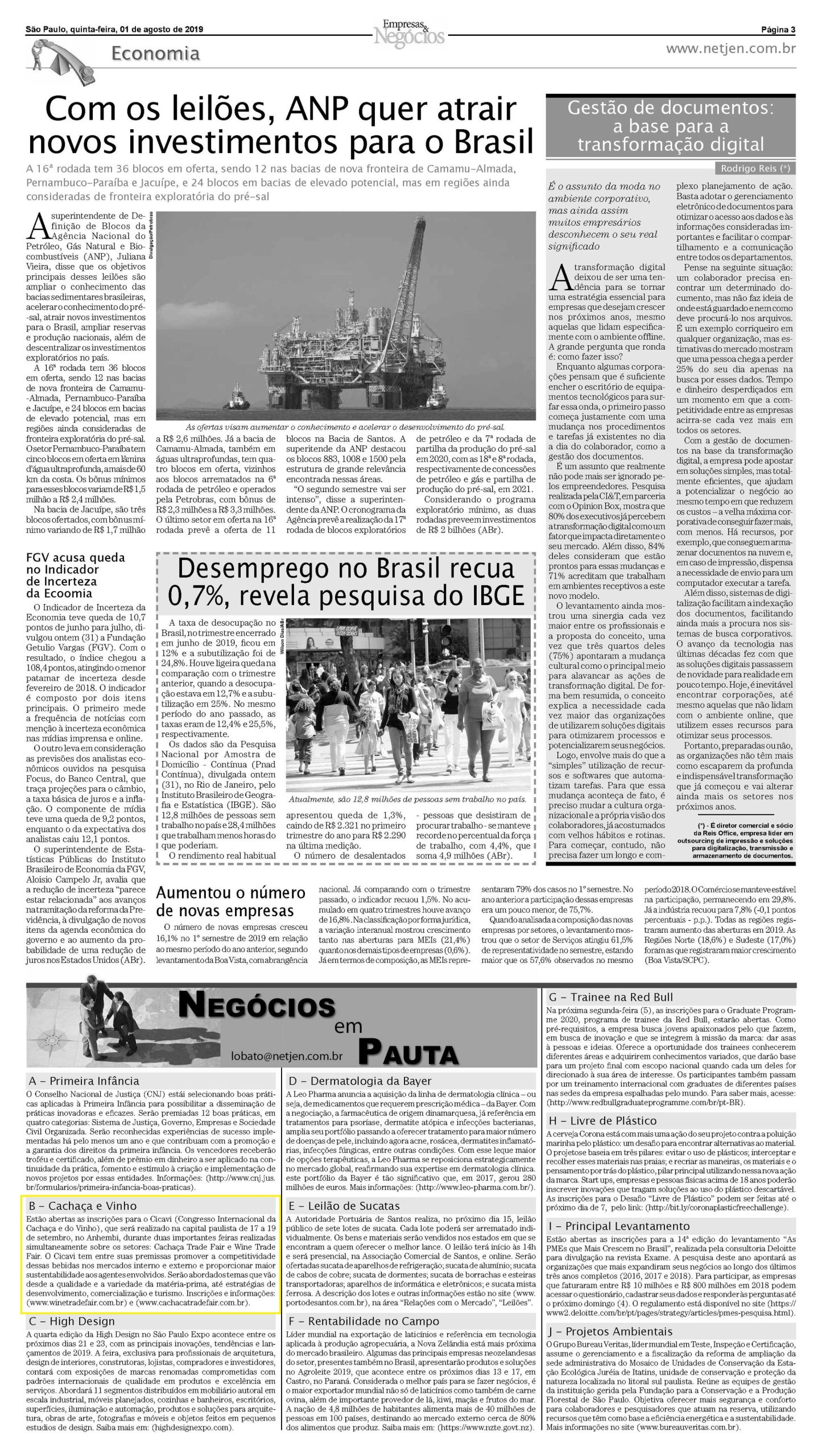 Jornal Empresas Negócios