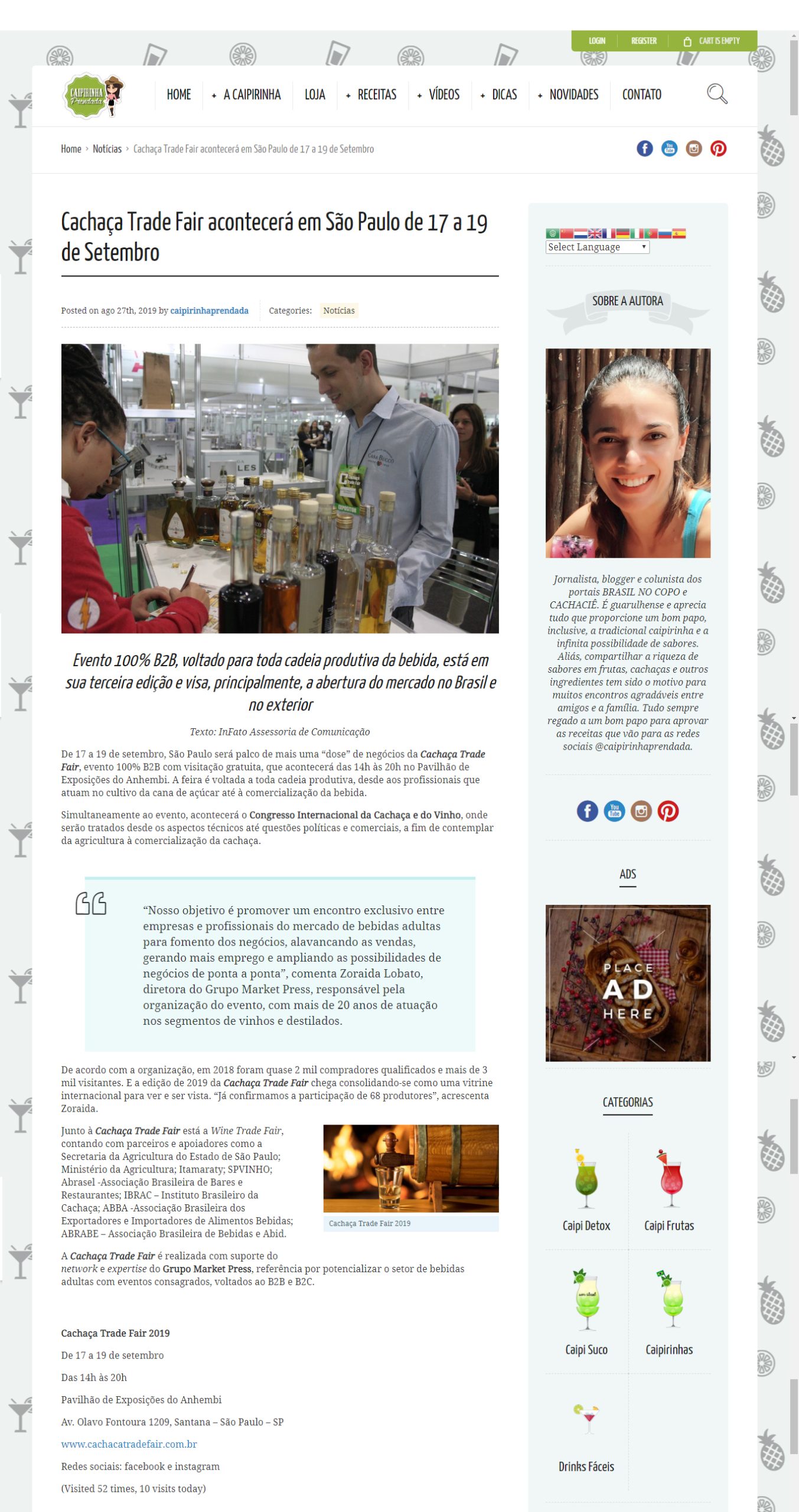 Portal Caipirinha Prendada
