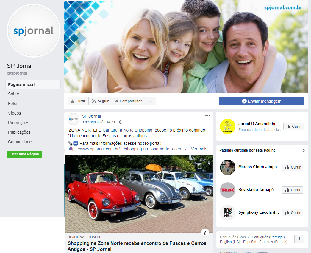 Fanpage SP Jornal