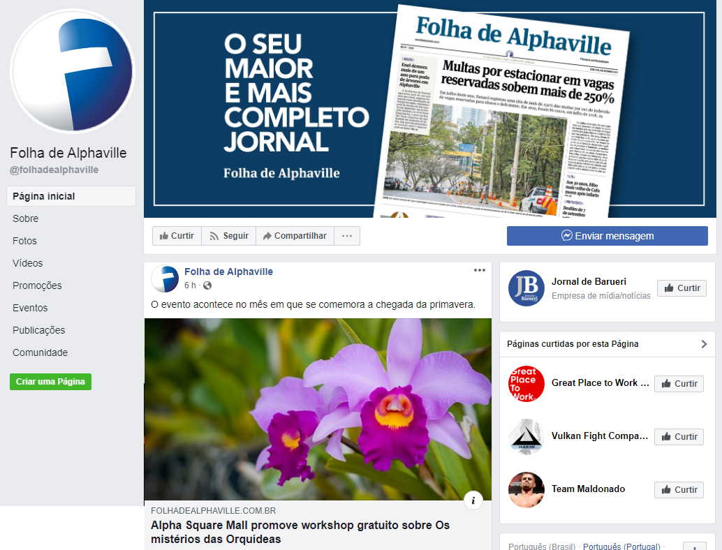 Fanpage Folha de Alphaville