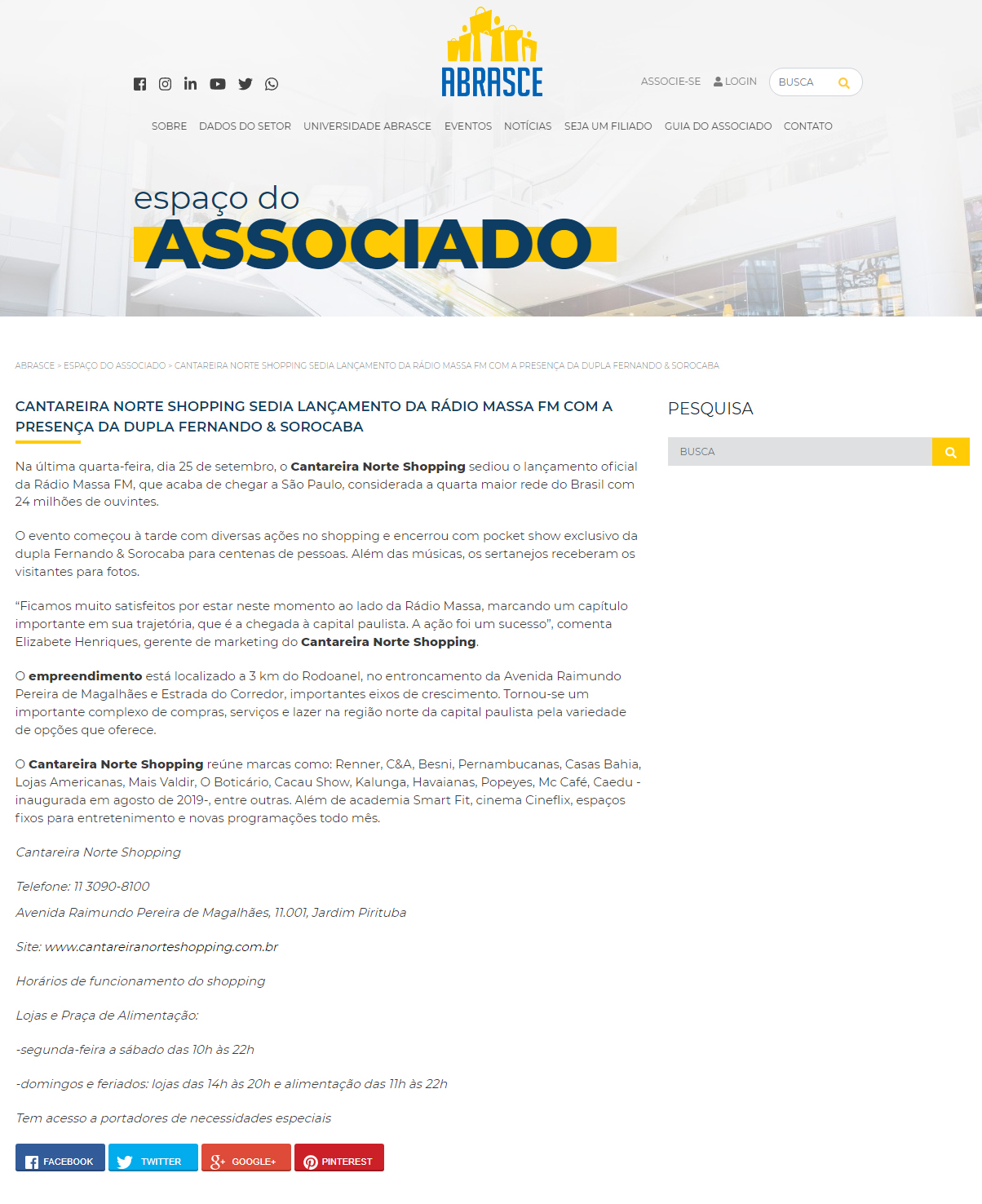 Portal Abrasce