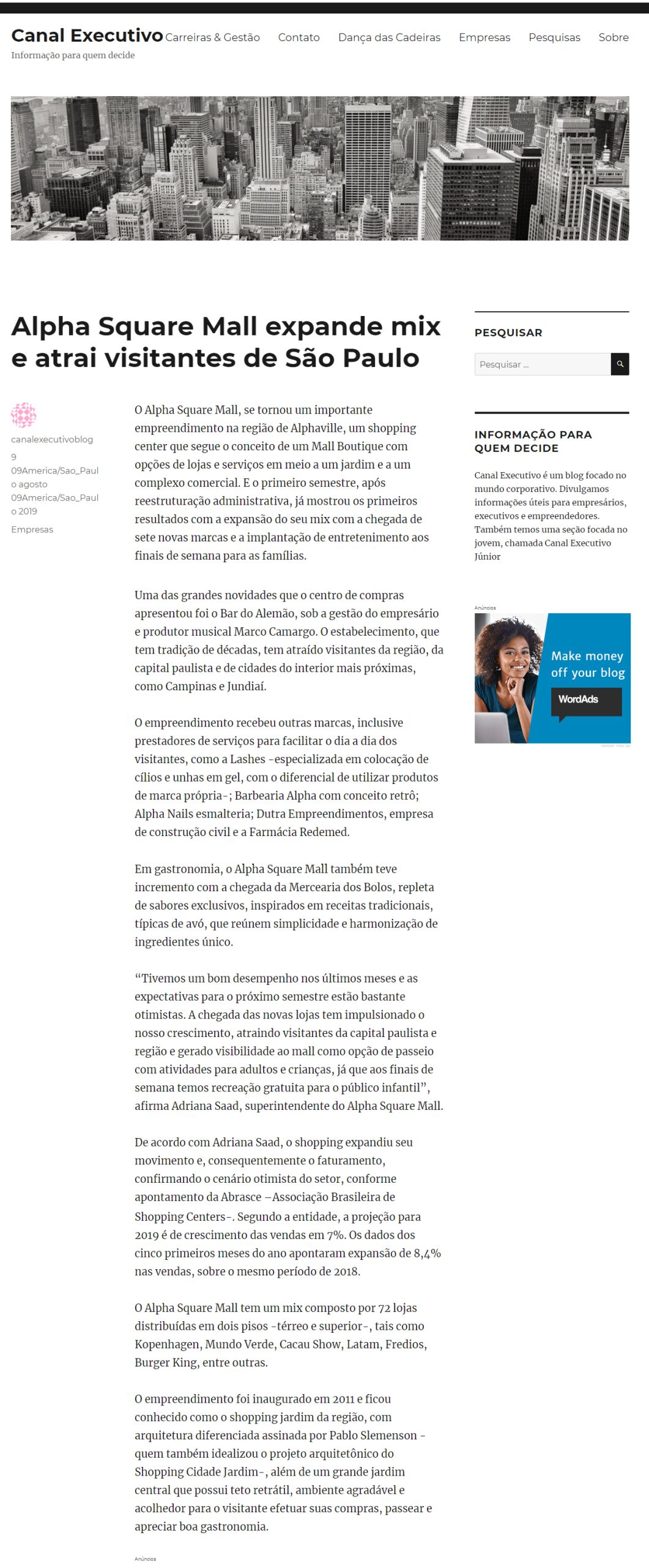 Blog Canal Executivo