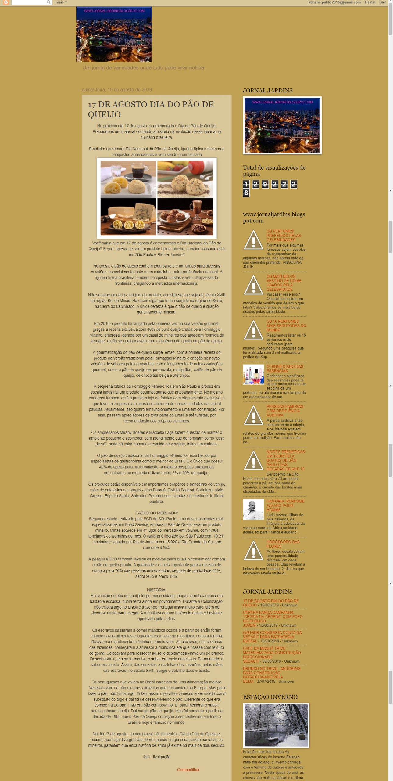 Blog Jornal Jardins