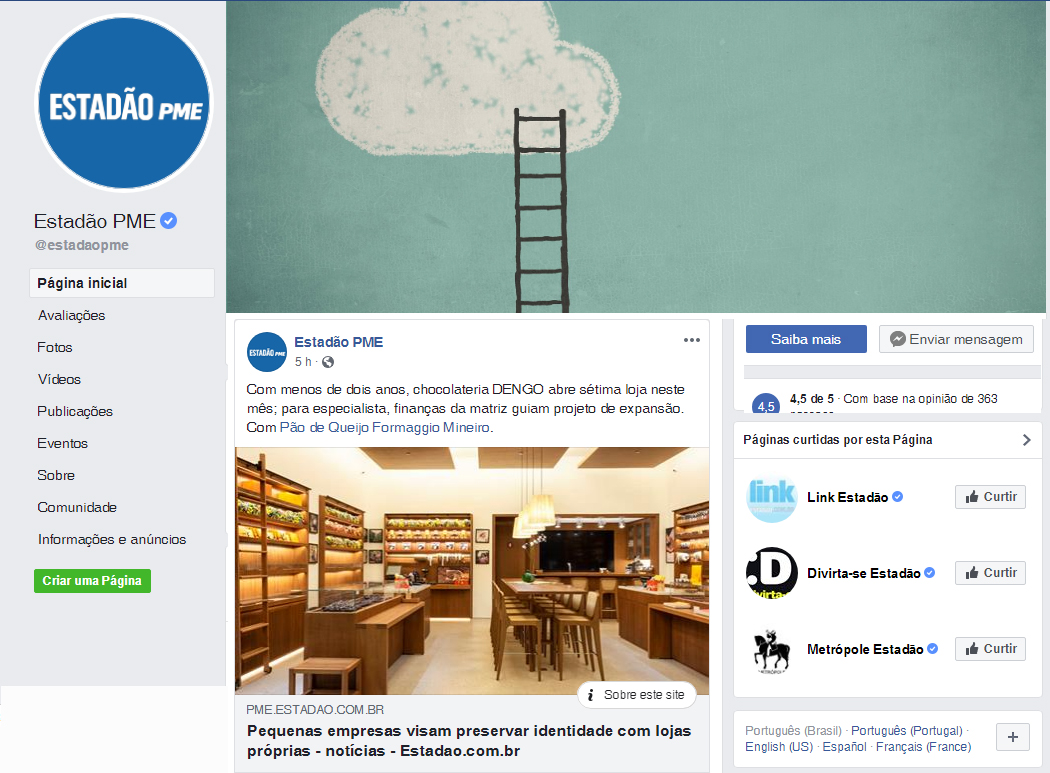Fanpage Estadão PME