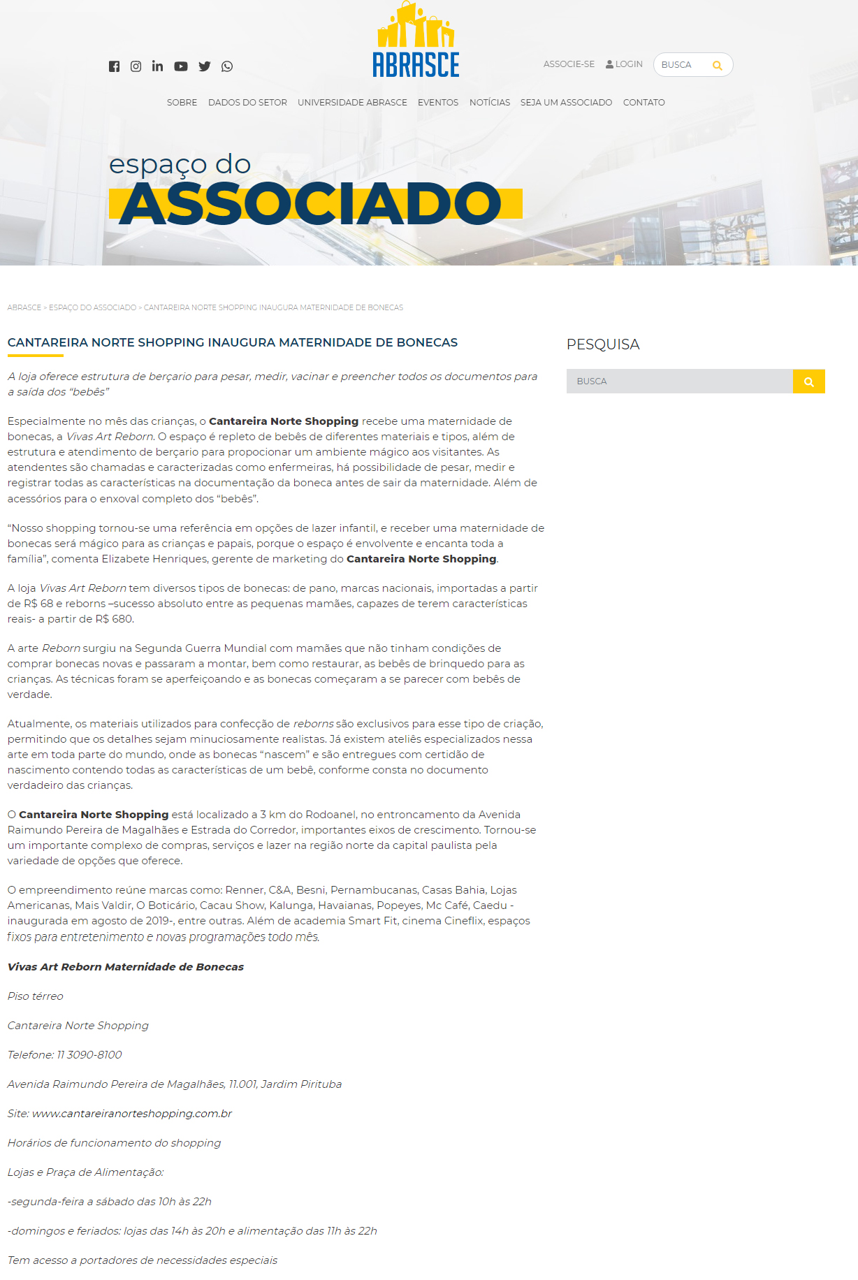 Portal Abrasce
