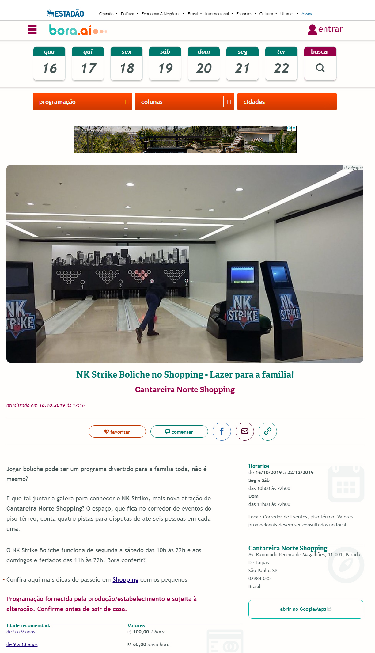 Portal Estadão Bora.aí