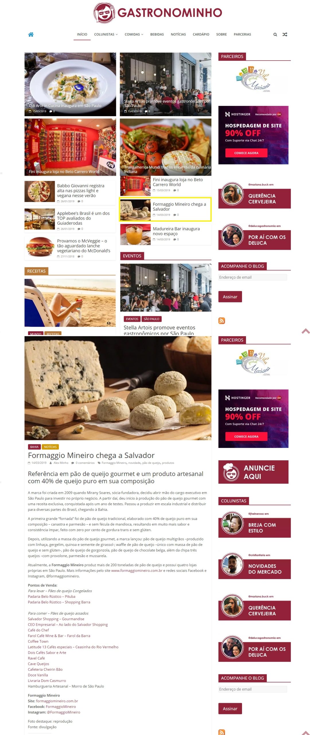Portal Gastronominho