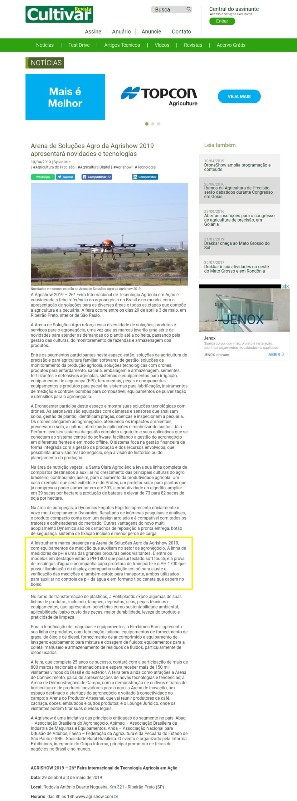 Revista Cultivar online