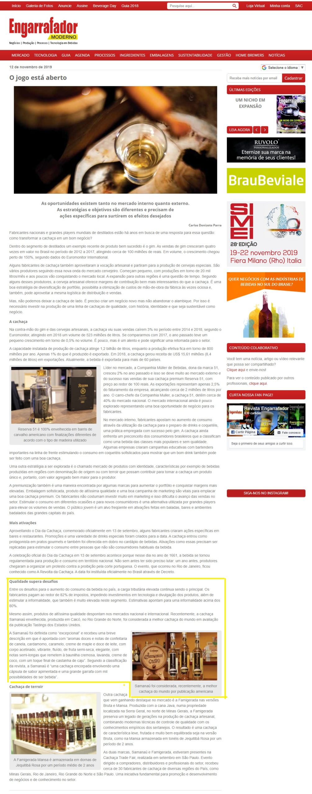 Portal Engarrafador Moderno