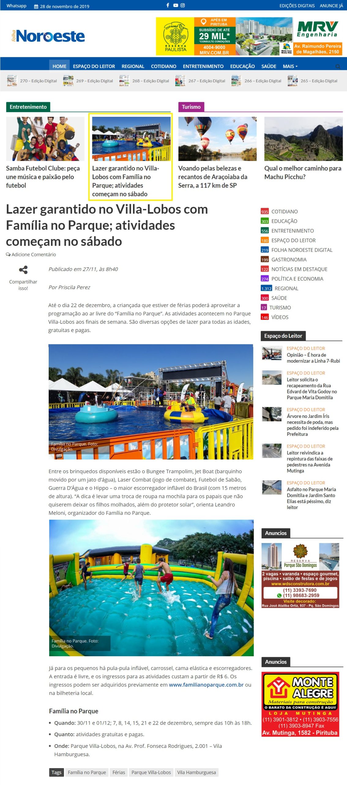 Portal Folha Noroeste
