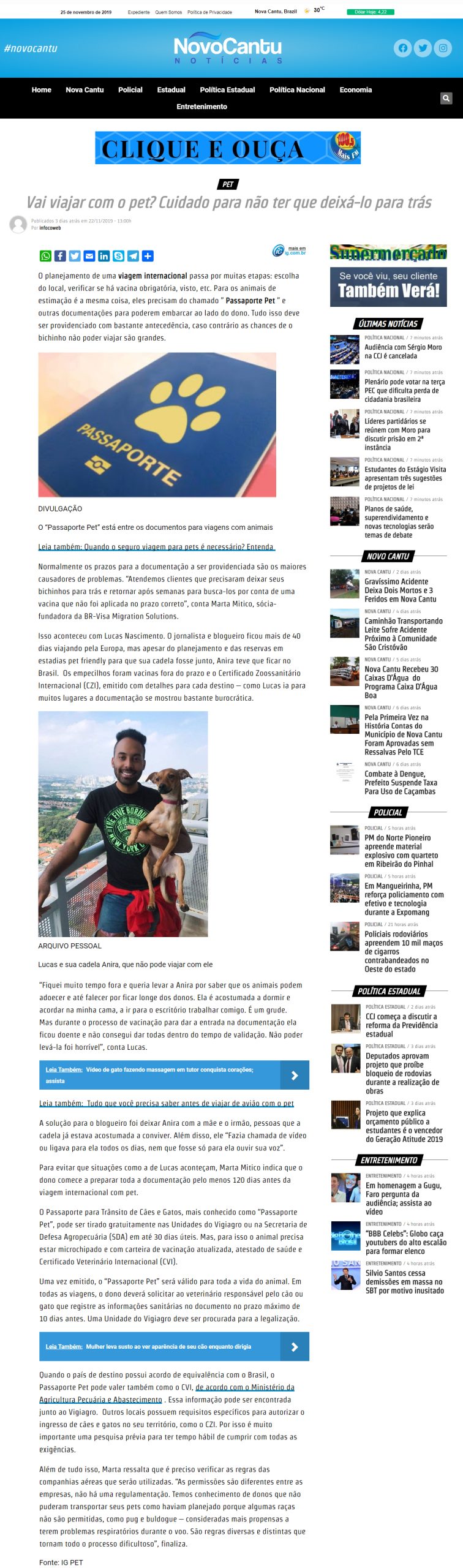 Portal Novo Cantu