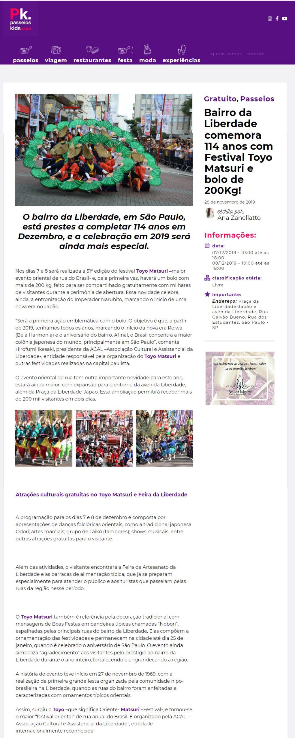Portal Passeios Kids
