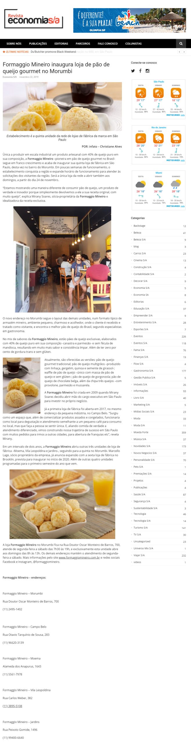 Revista Economia S/A online