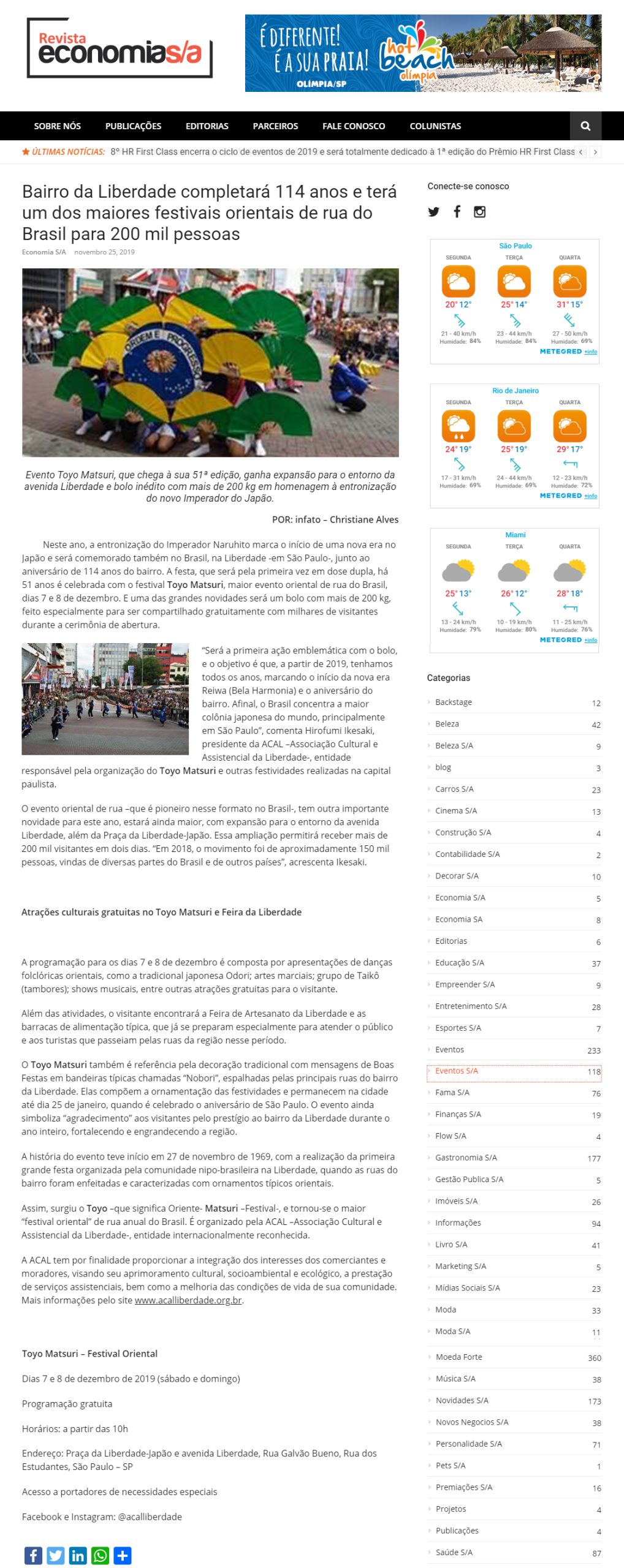 Revista Economia S/A online