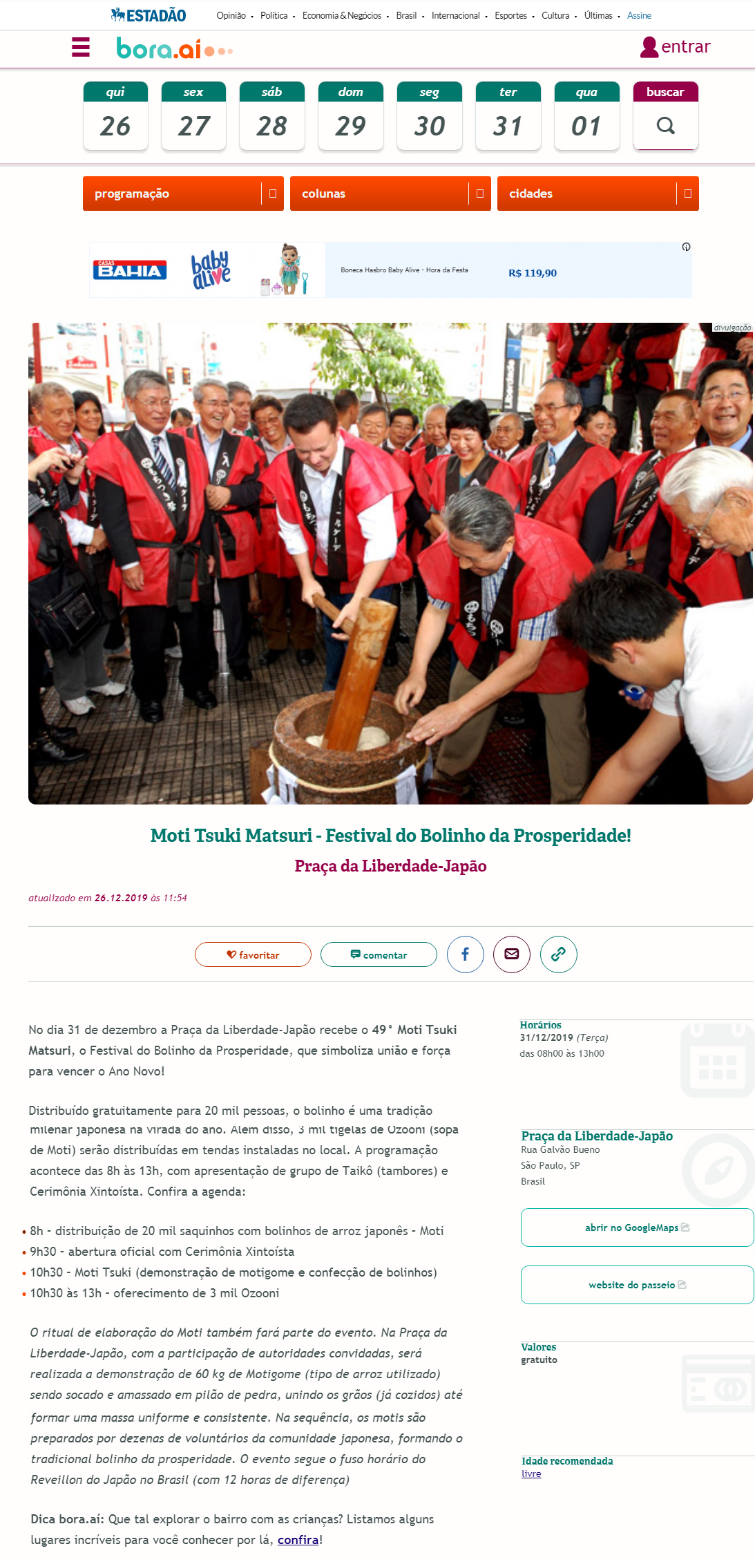 Portal Estadão Bora.aí