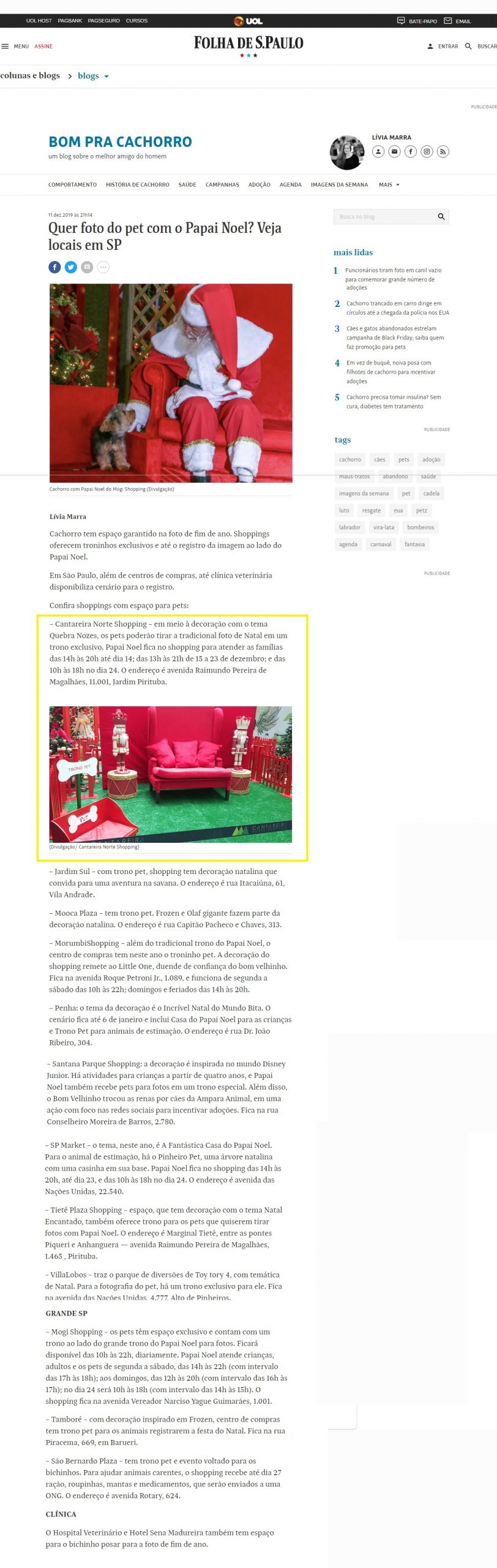 Folha de S.Paulo – Bom para Cachorro online