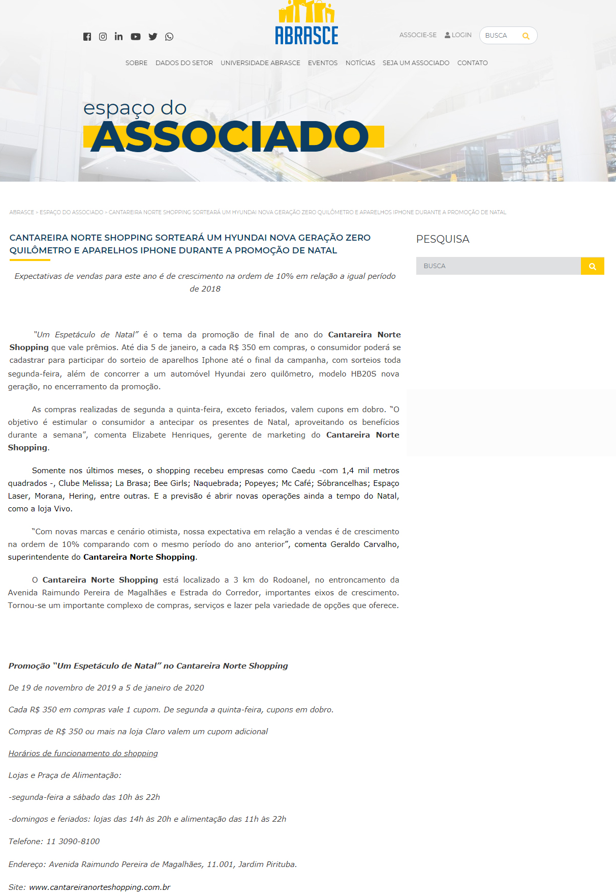 Portal Abrasce