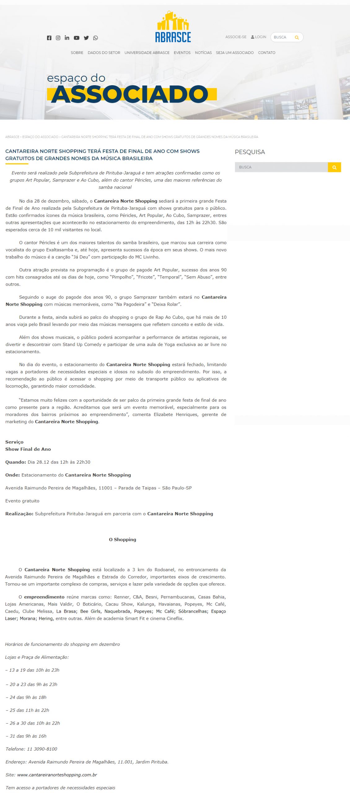 Portal Abrasce