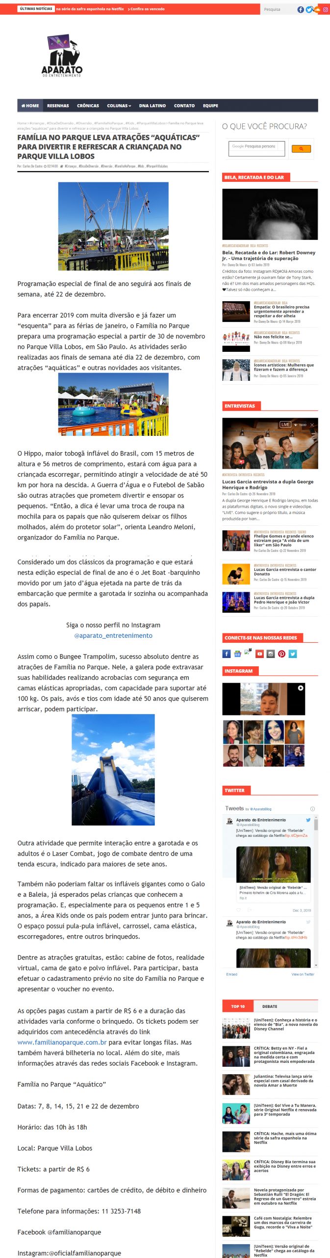 Portal Aparato do Entretenimento