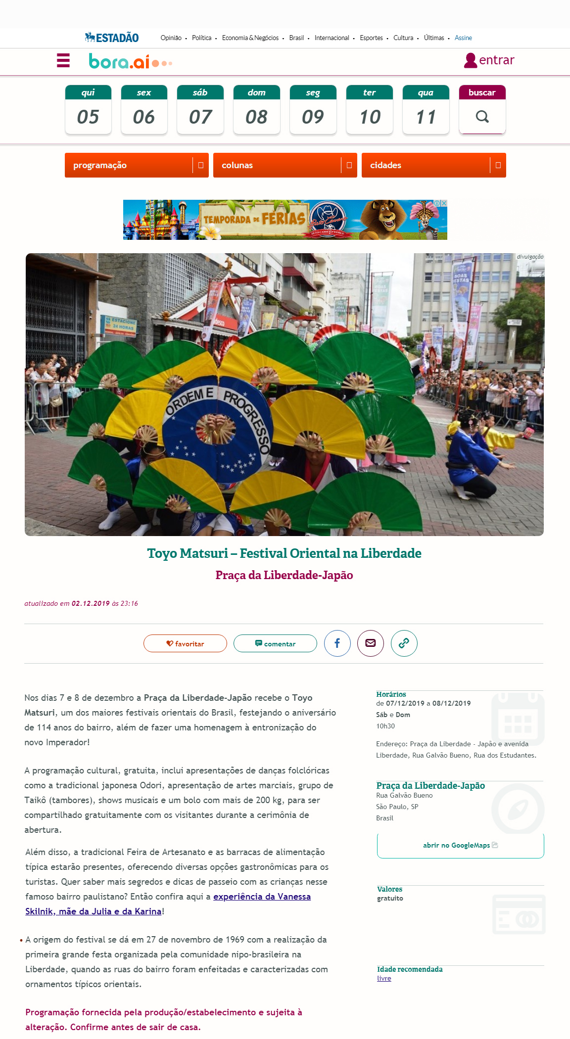 Portal Estadão Bora.aí