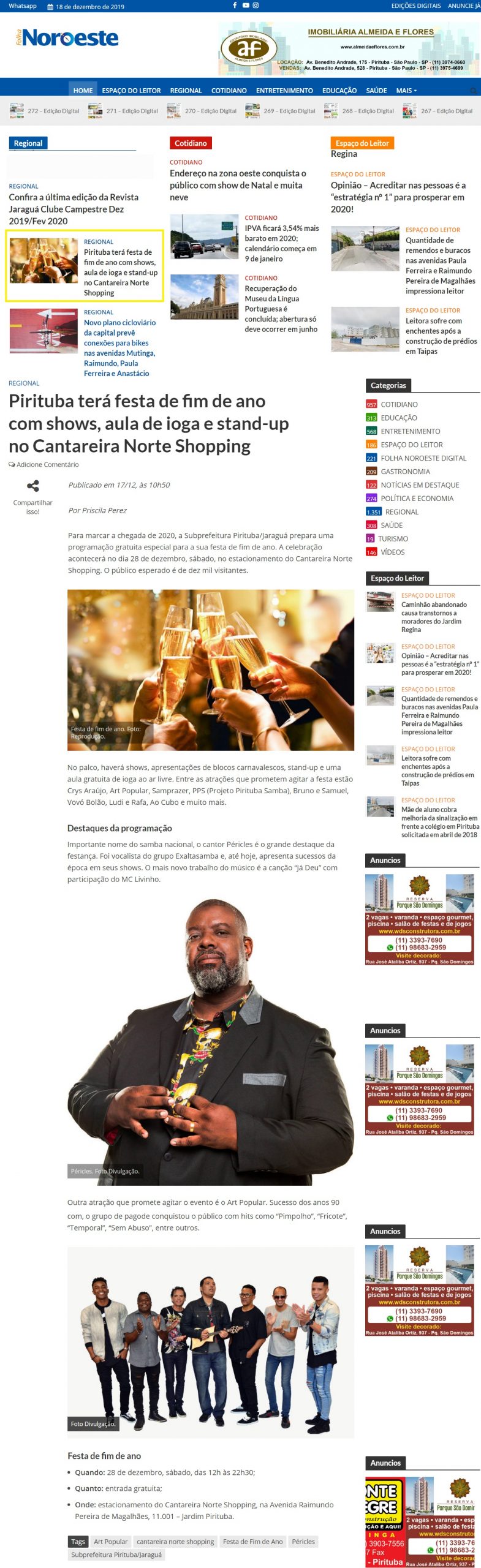 Portal Folha Noroeste