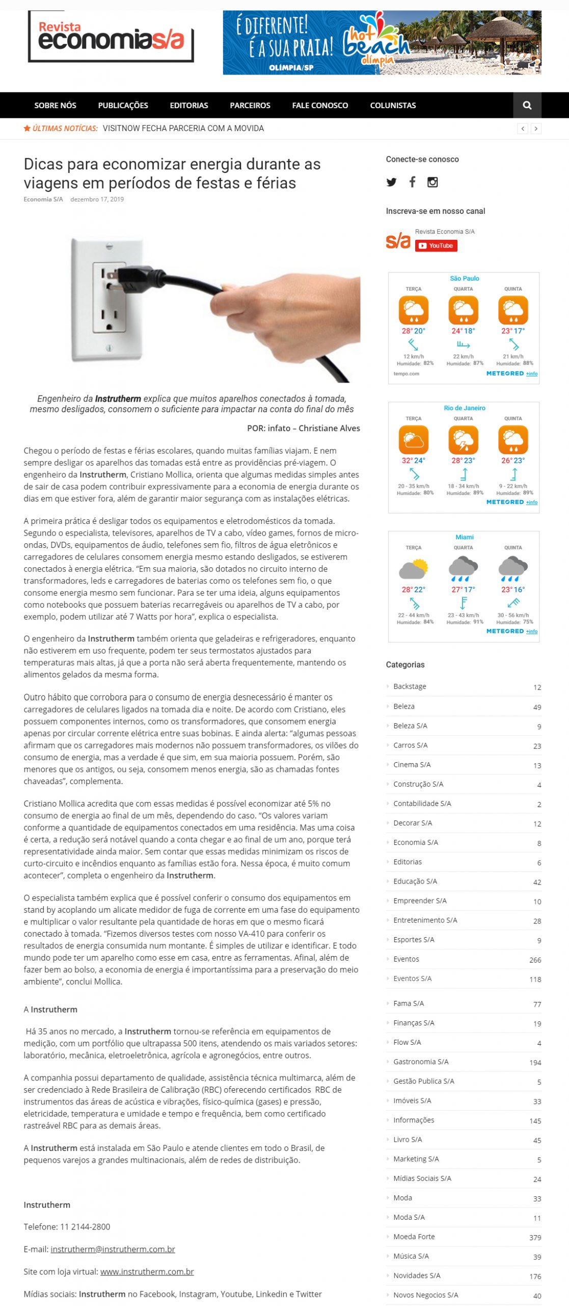 Revista Economia S/A online