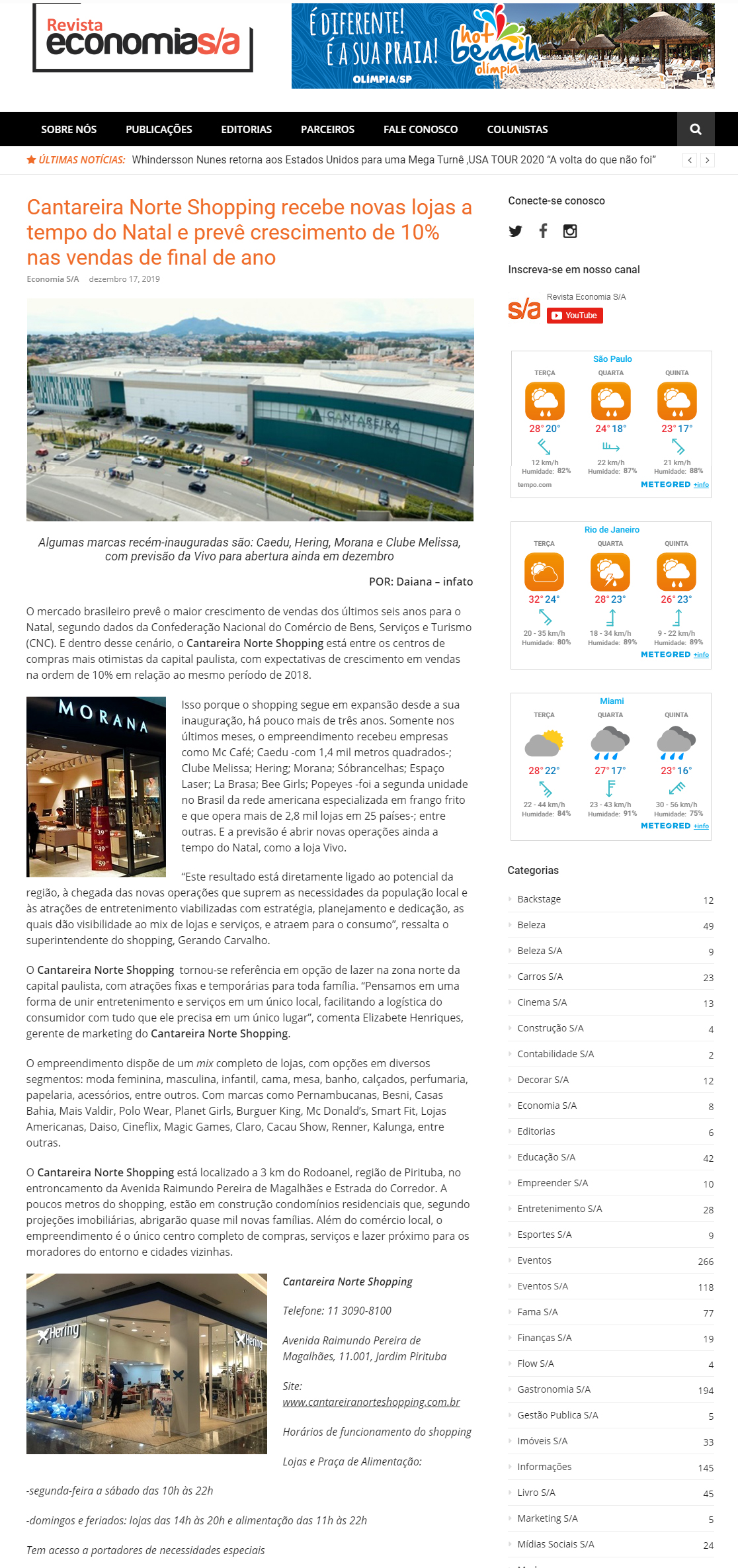 Revista Economia S/A online