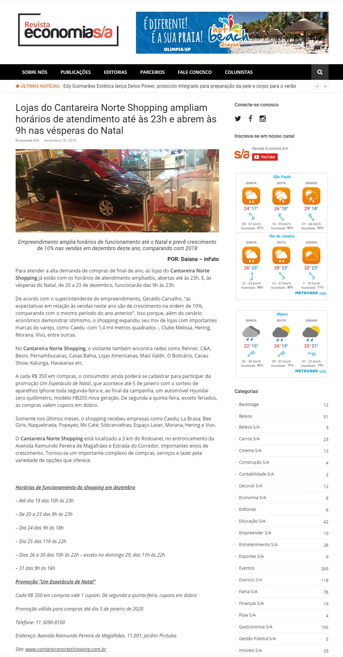 Revista Economia S/A online
