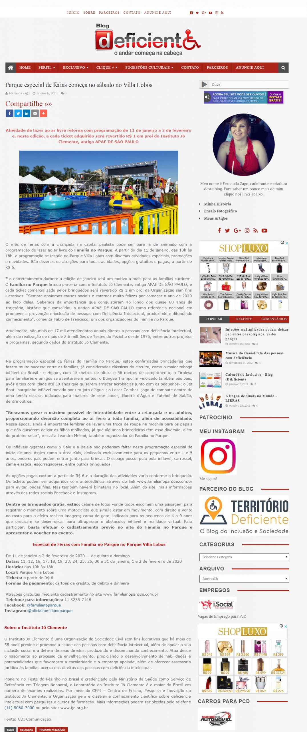 Blog Fernanda Zago