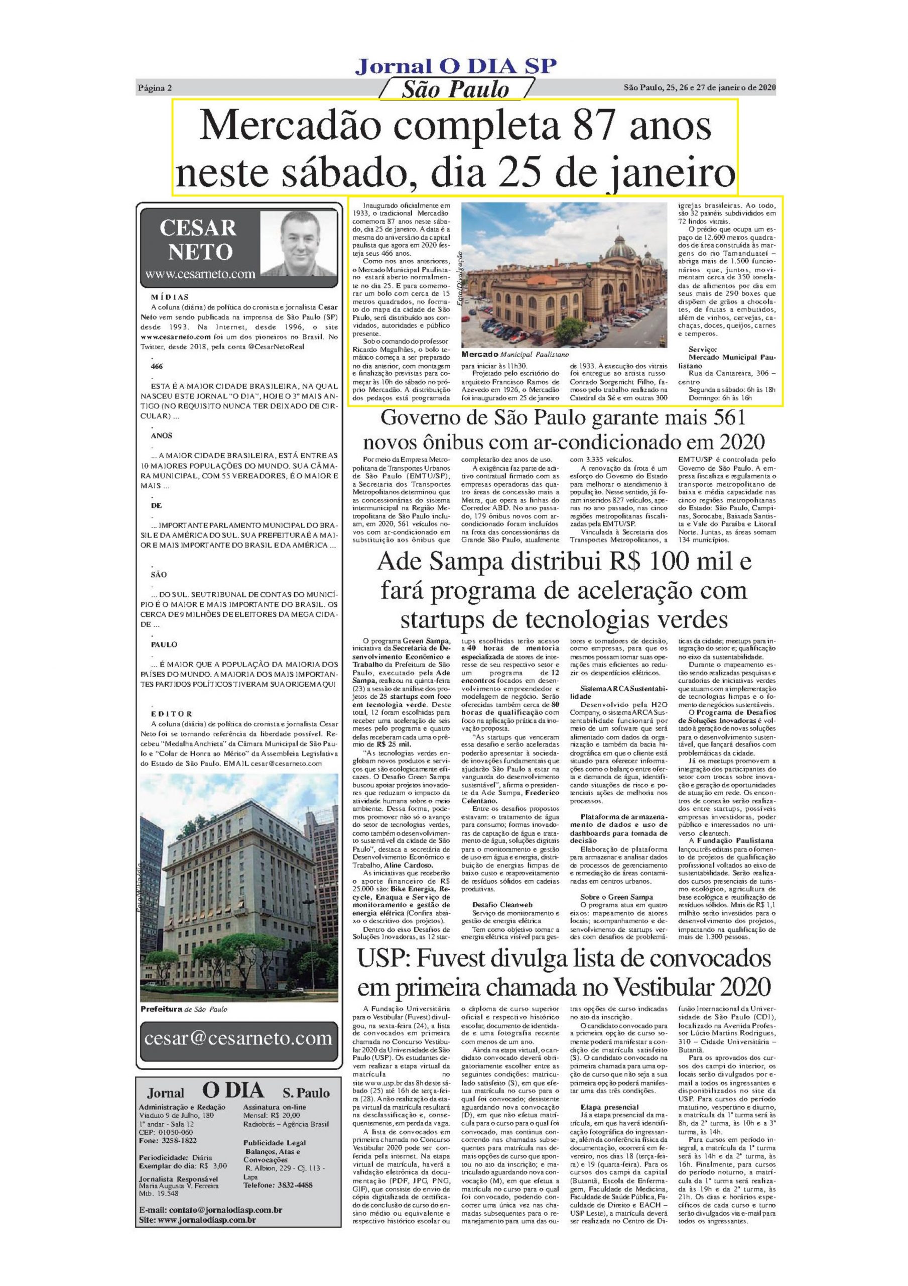 Jornal O Dia SP