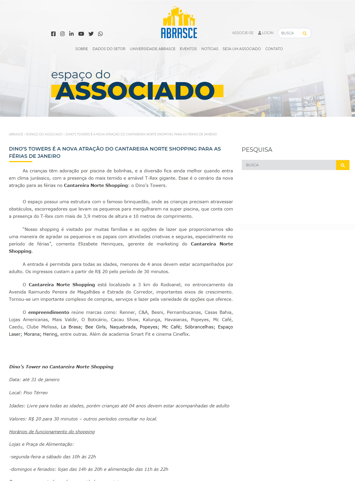 Portal Abrasce