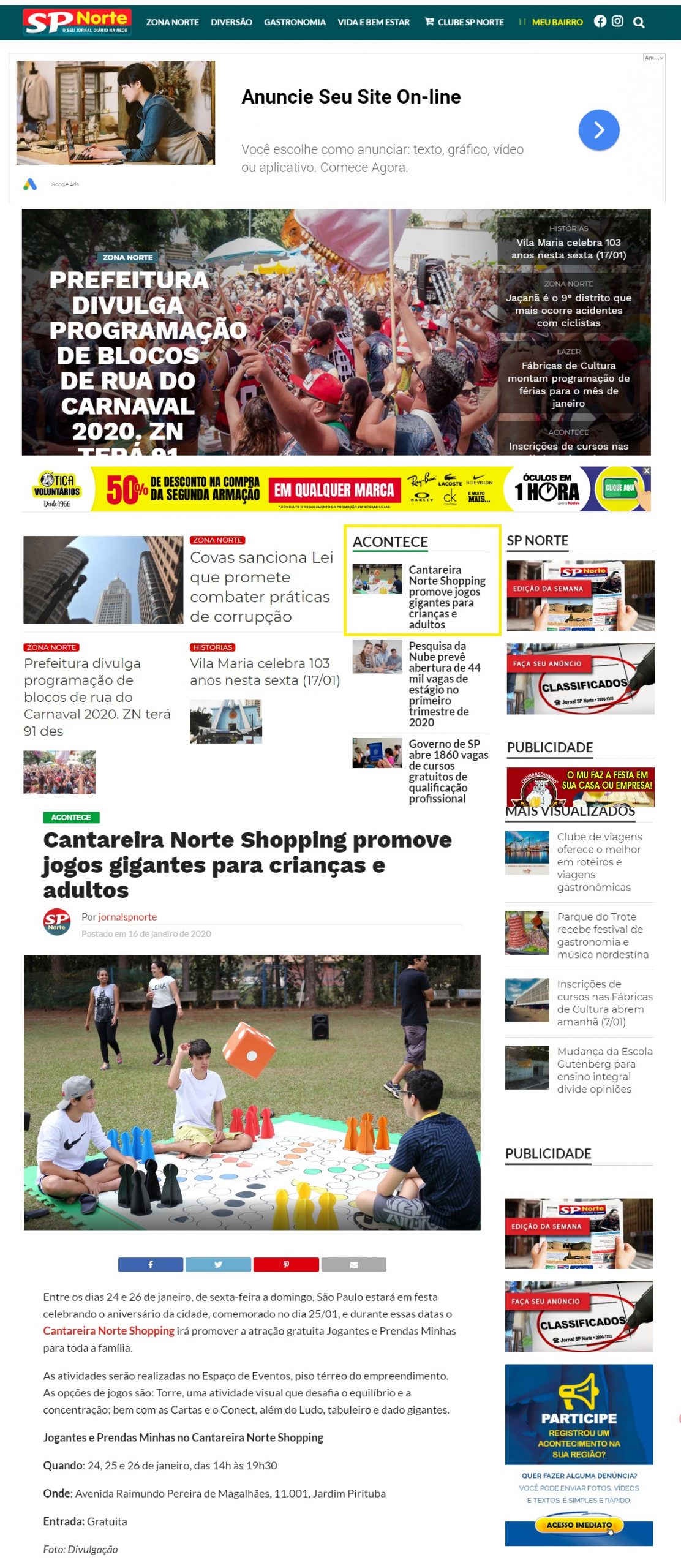 Portal SP Norte