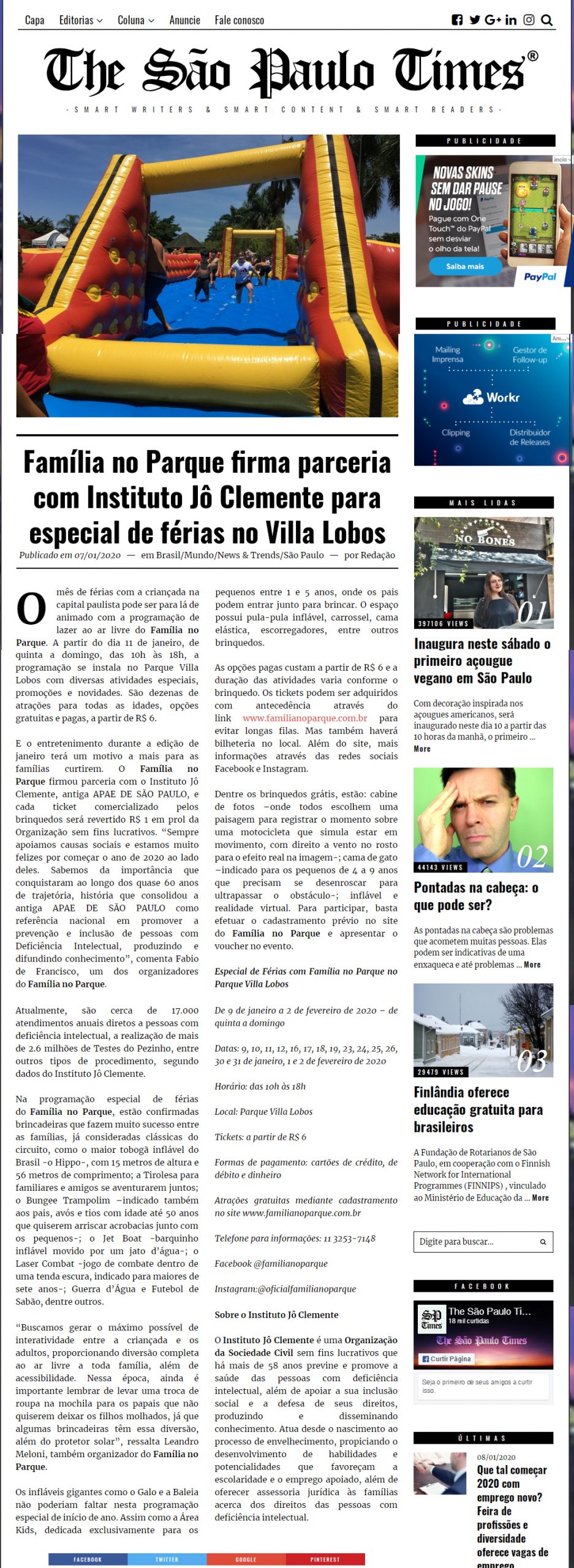 Portal The São Paulo Times