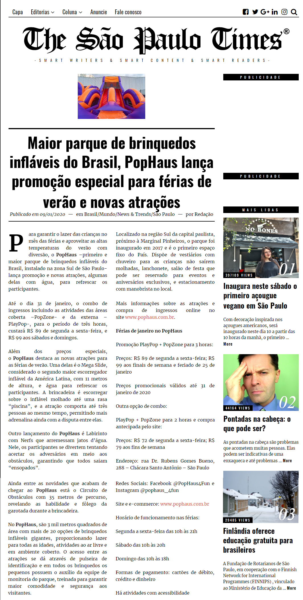 Portal The São Paulo Times