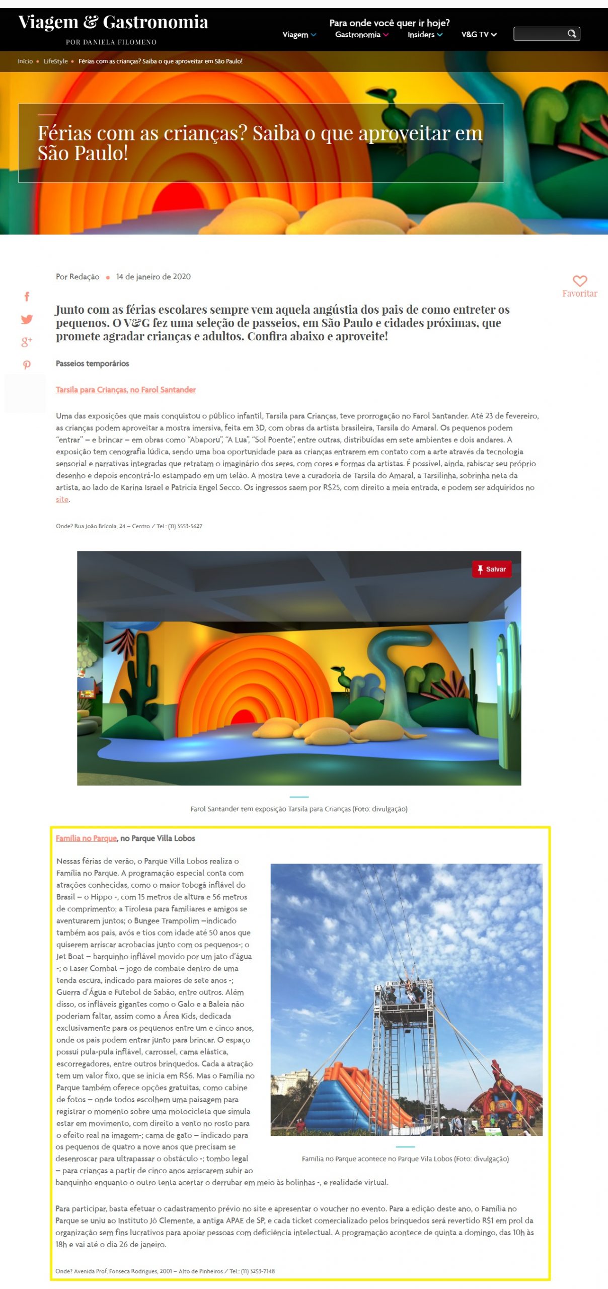 Portal Viagem & Gastronomia