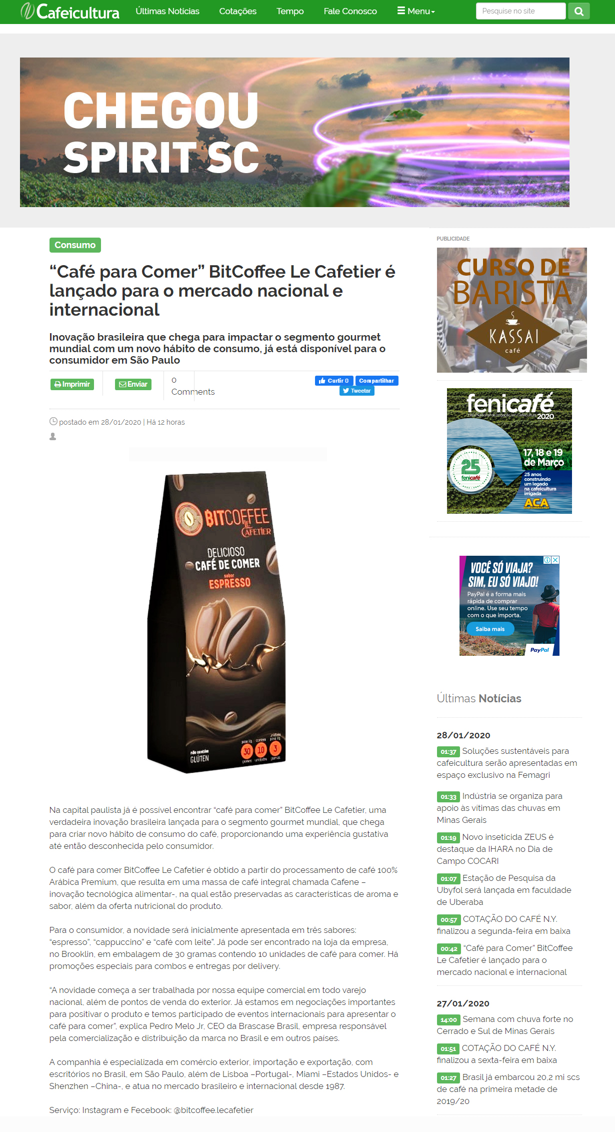 Revista Cafeicultura online