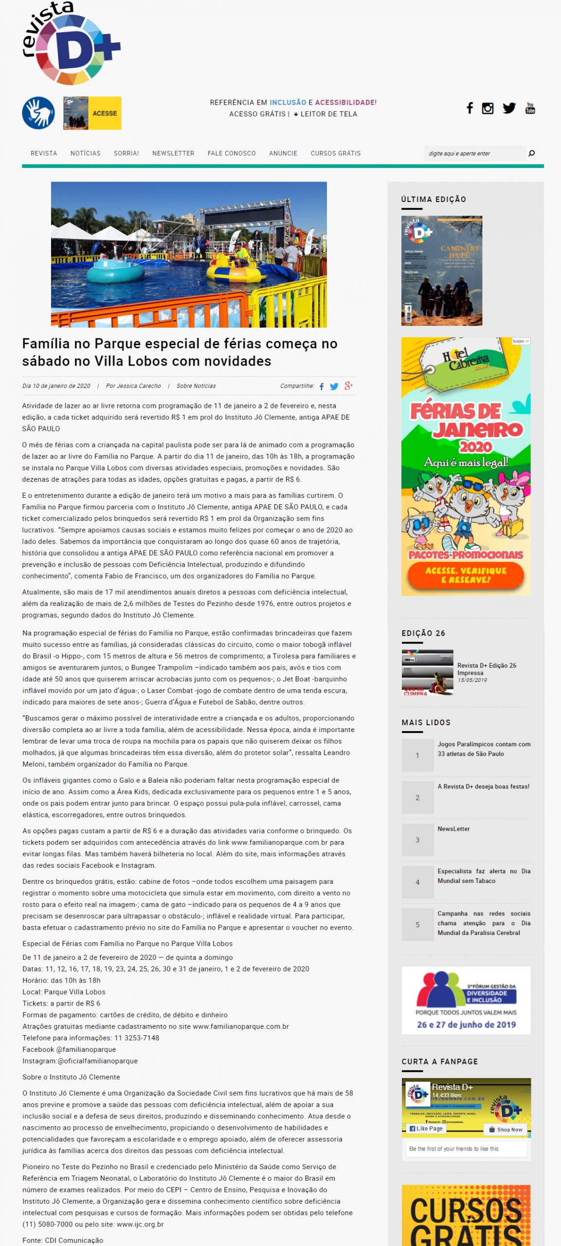 Revista D+ online