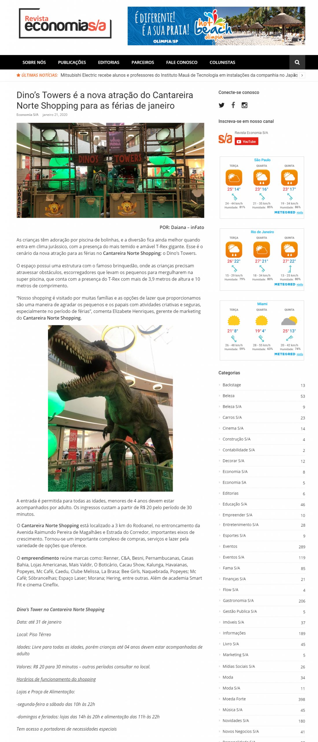Revista Economia S/A online