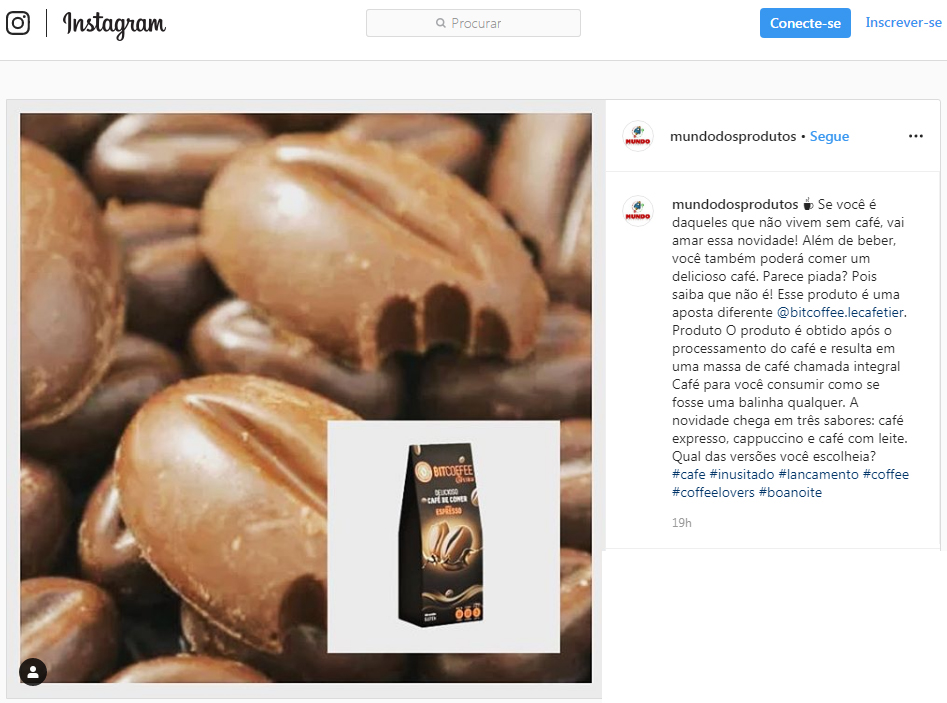 Instagram Mundo dos Produtos