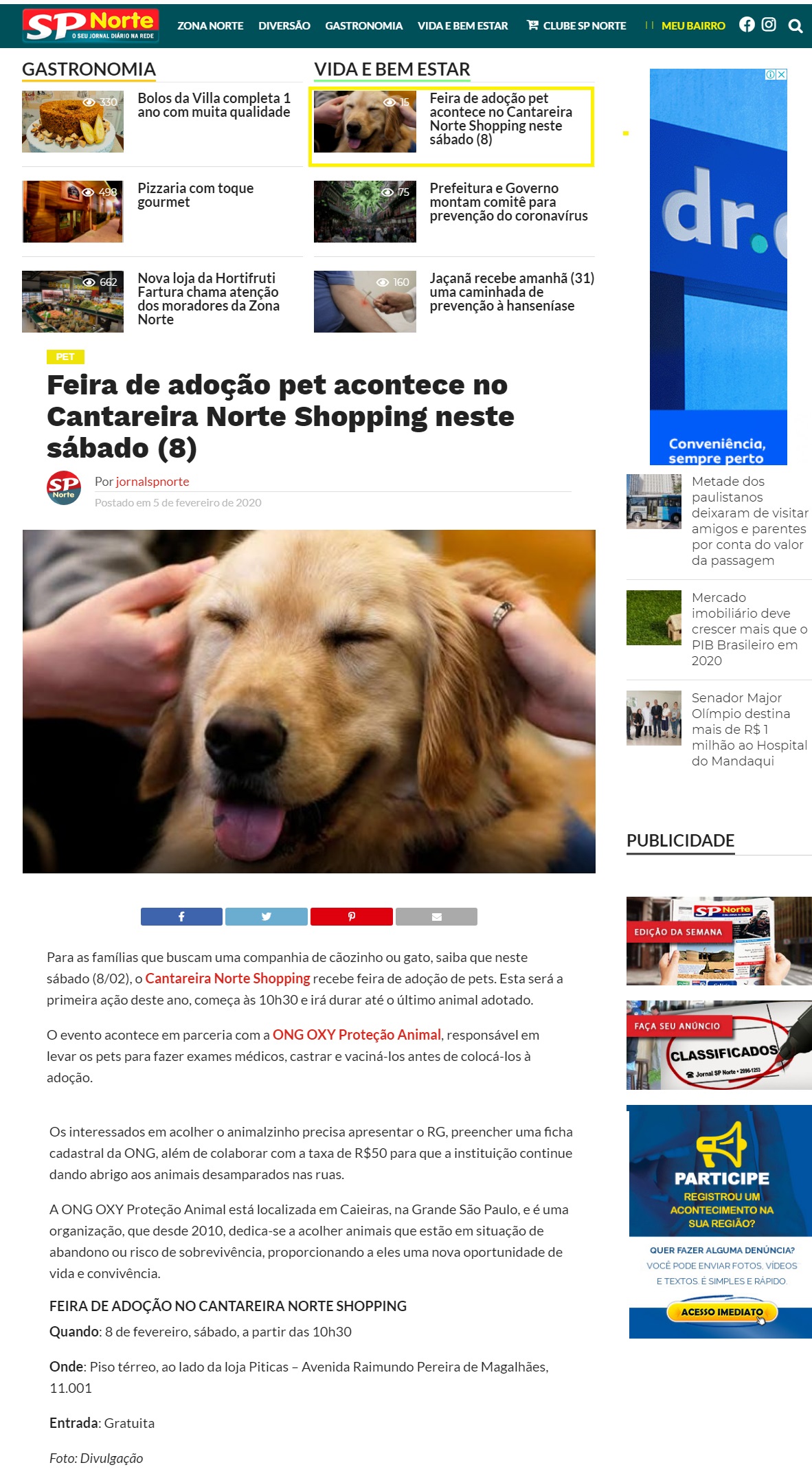 Jornal SP Norte online