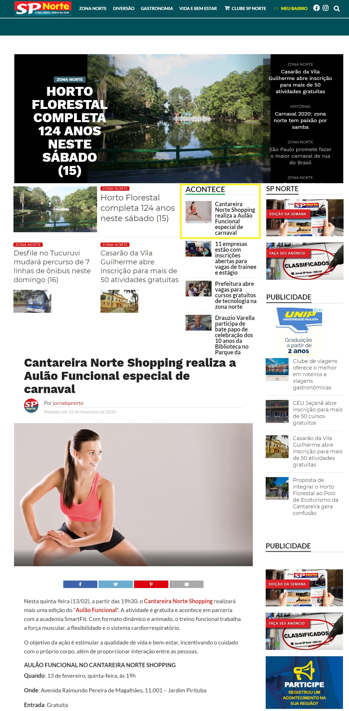 Jornal SP Norte online