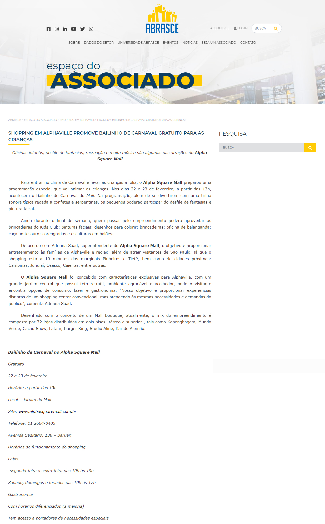 Portal Abrasce