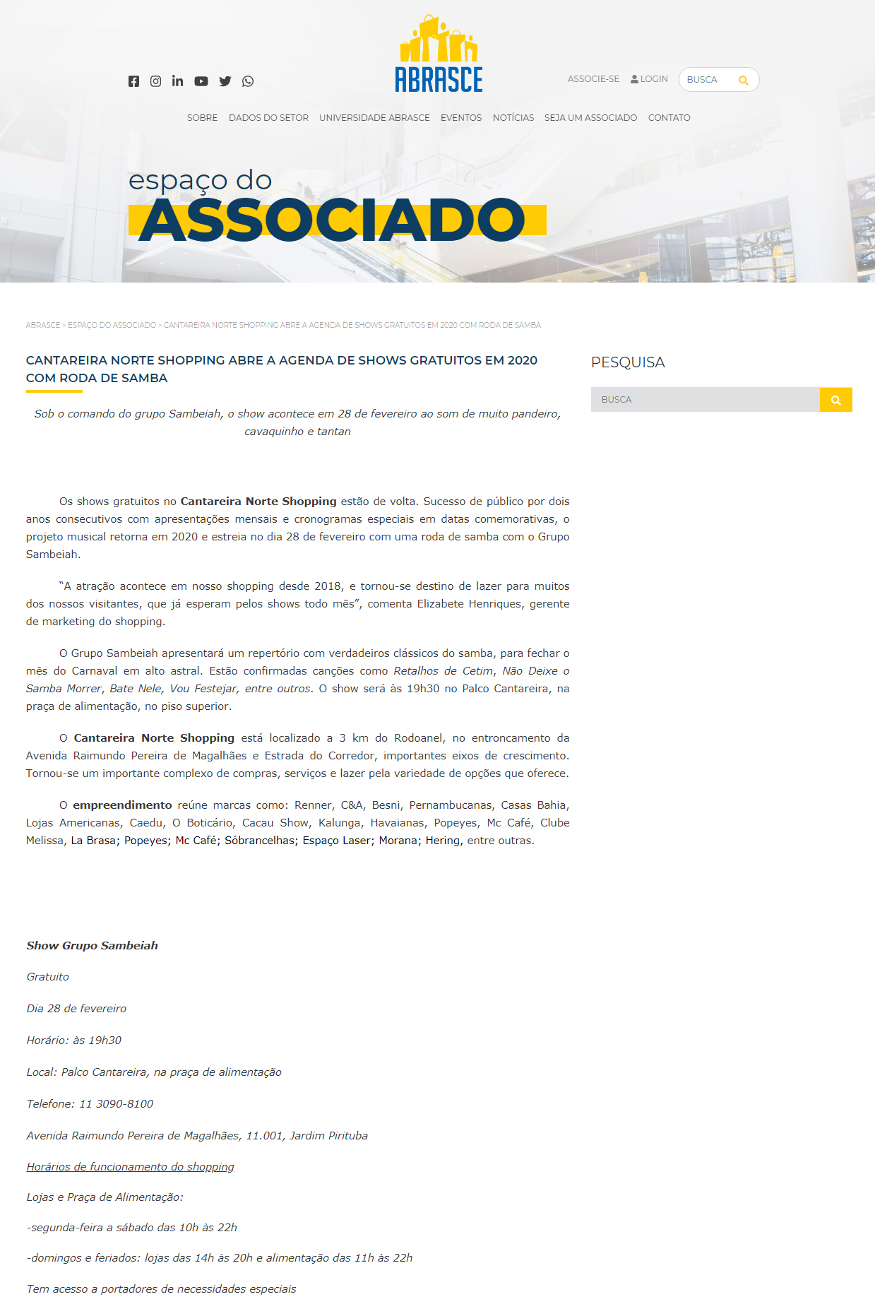 Portal Abrasce