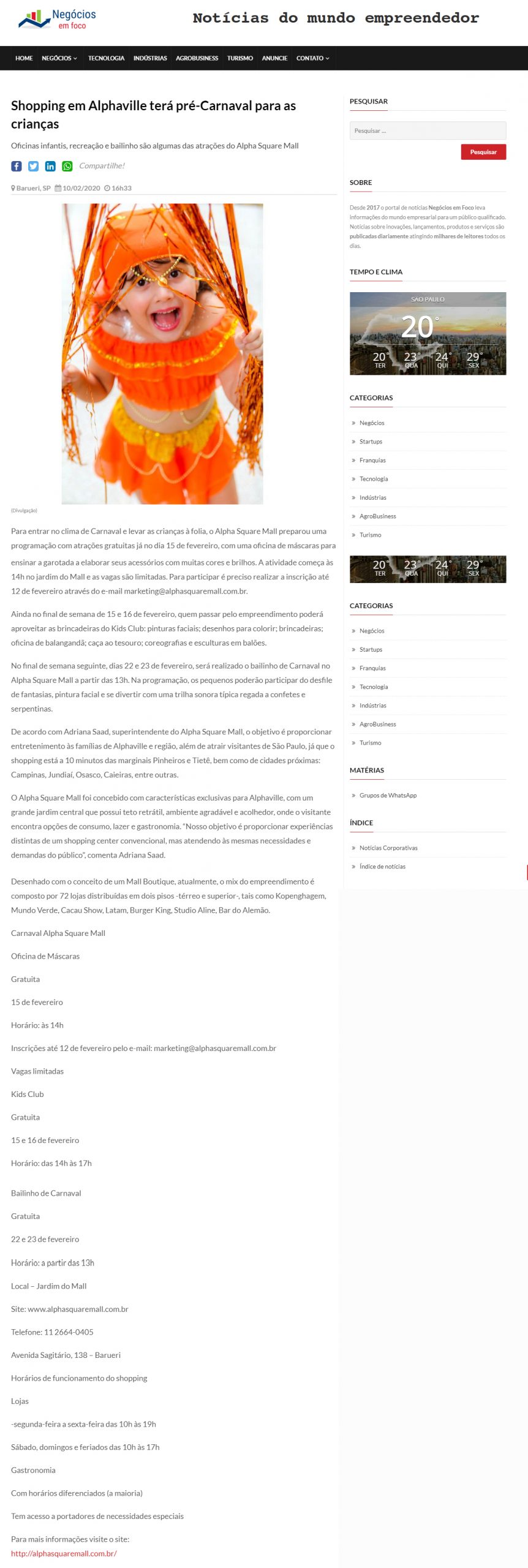 Portal Negócios em Foco