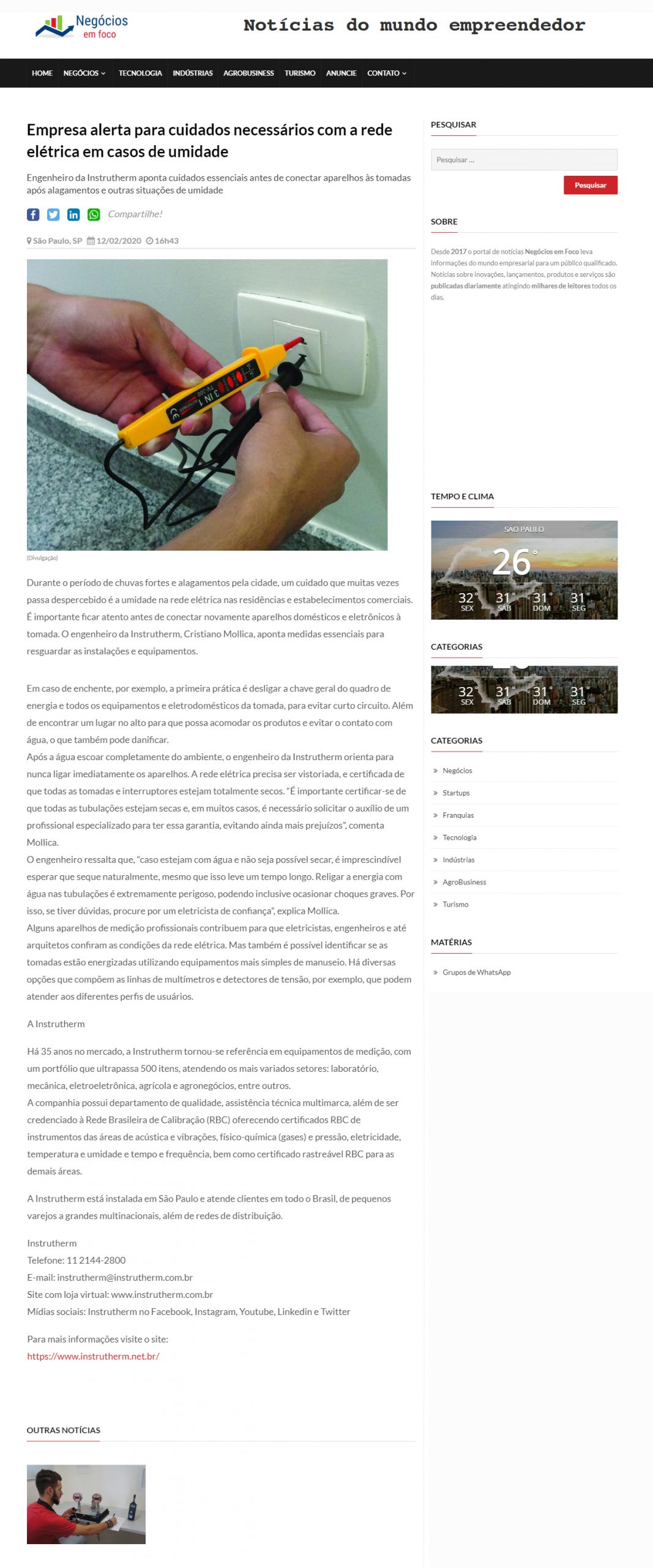 Portal Negócios em Foco
