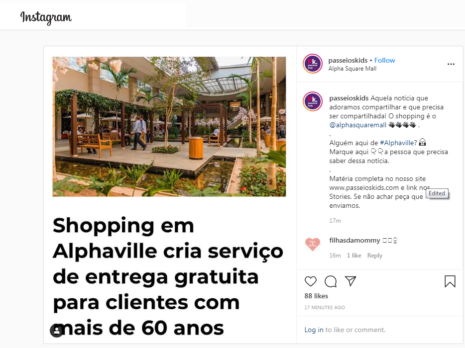 Instagram Passeios Kids