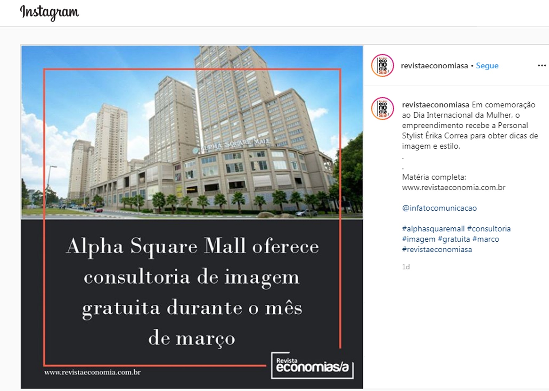 Instagram Revista Economia S/A