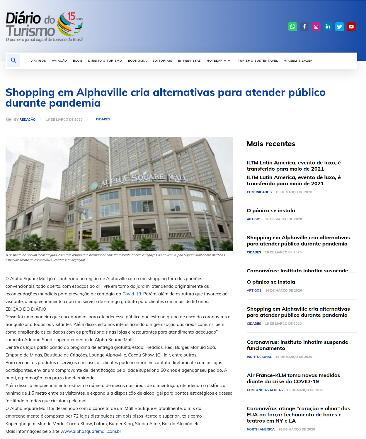 Jornal Diário do Turismo online